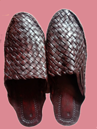 Picture of Shop Special Kolhapuri Leather Mojdis in a Variety of Colors - Handcrafted for Comfort